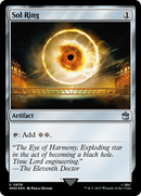 Sol Ring (WHO-836) [Doctor Who] Foil