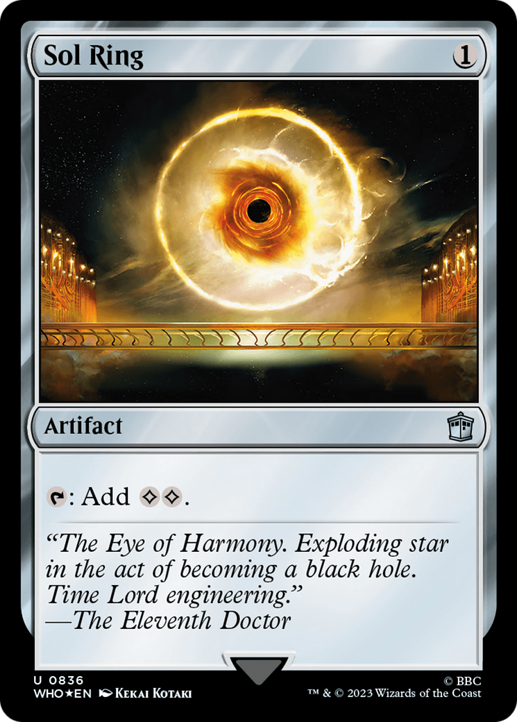 Sol Ring (WHO-836) [Doctor Who] Foil