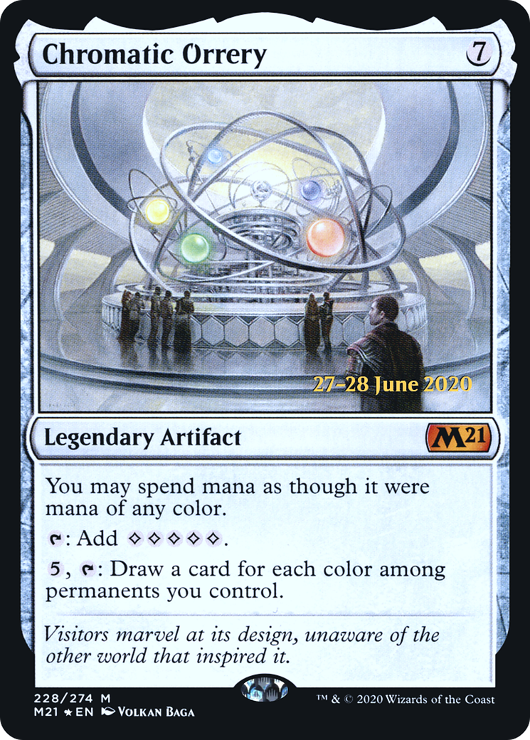 Chromatic Orrery (PRE-228S) [Core Set 2021 Promos] Foil