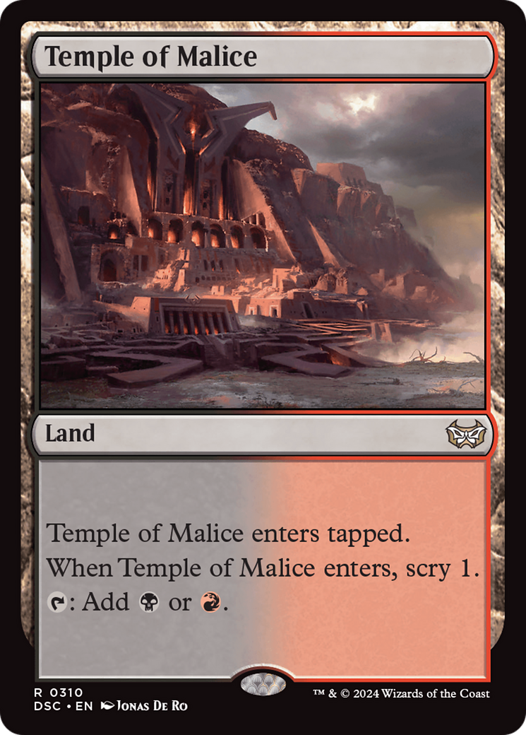 Temple of Malice (DSC-310) [Duskmourn: House of Horror Commander]