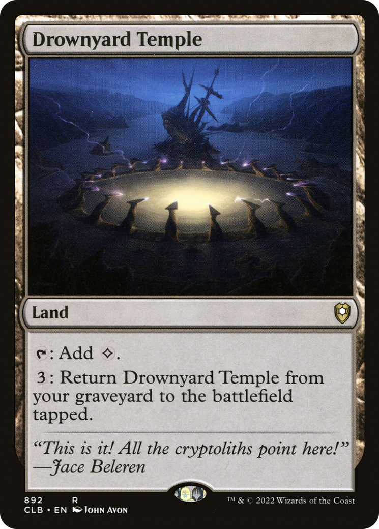 Drownyard Temple (CLB-892) [Commander Legends: Battle for Baldur's Gate]