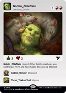 Goblin Chieftain (SLD-1615) [Secret Lair Drop] (Borderless)