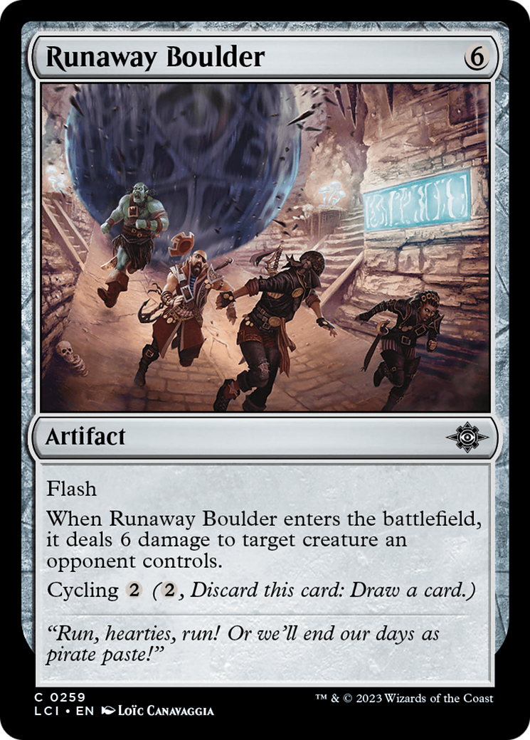 Runaway Boulder (LCI-259) [The Lost Caverns of Ixalan]