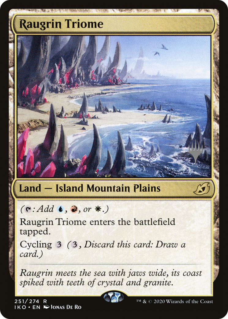 Raugrin Triome (PPIKO-251P) [Promo Pack: Ikoria: Lair of Behemoths Promos]