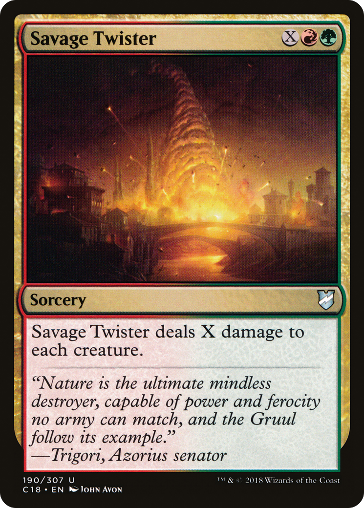 Savage Twister (C18-190) [Commander 2018]