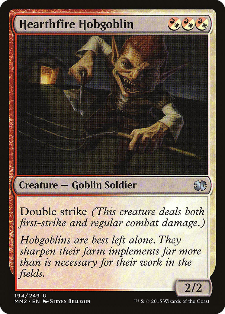 Hearthfire Hobgoblin (MM2-194) [Modern Masters 2015]