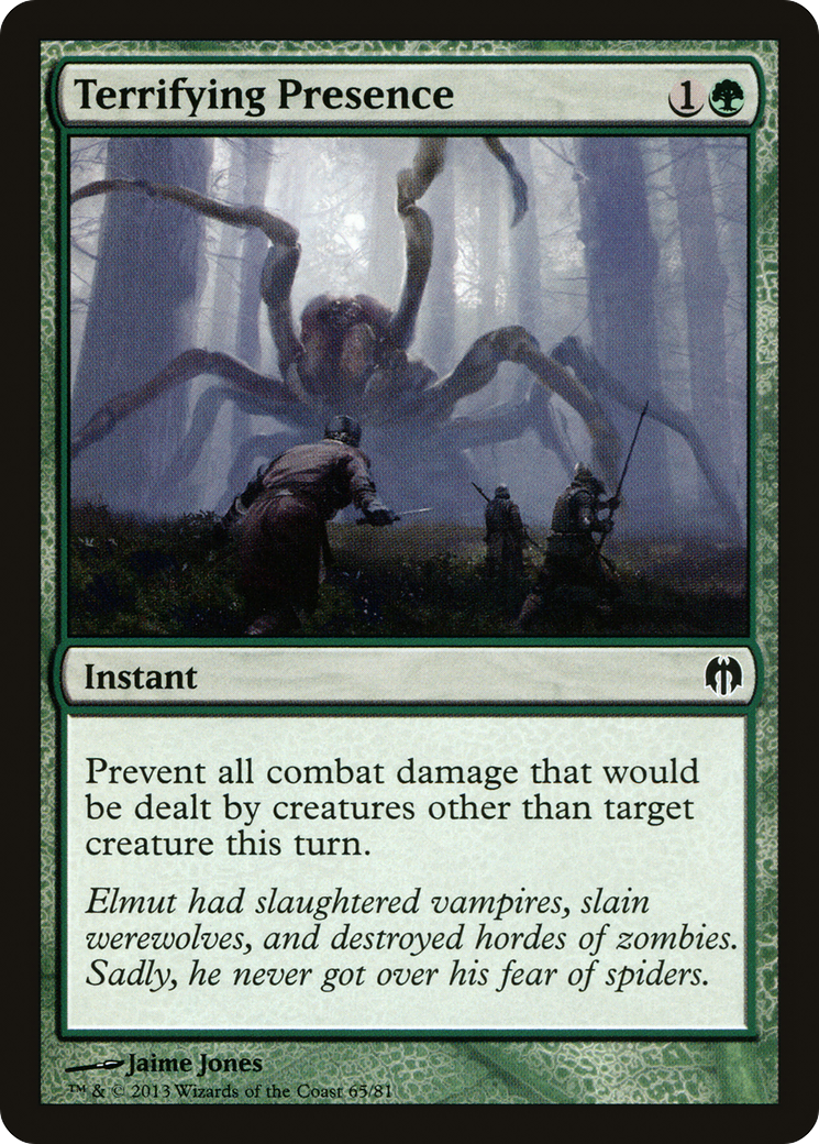 Terrifying Presence (DDL-065) [Duel Decks: Heroes vs. Monsters]