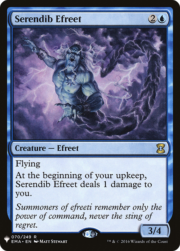 Serendib Efreet (LIST-EMA-70) [The List]