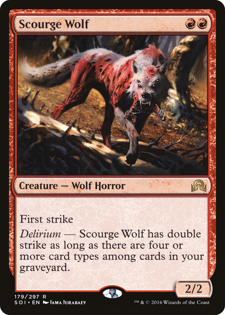 Scourge Wolf (SOI-179) [Shadows over Innistrad]