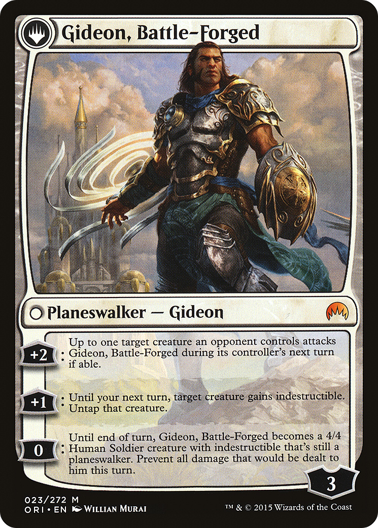 Kytheon, Hero of Akros // Gideon, Battle-Forged (LIST-ORI-23) [The List]: (originpwdfc)