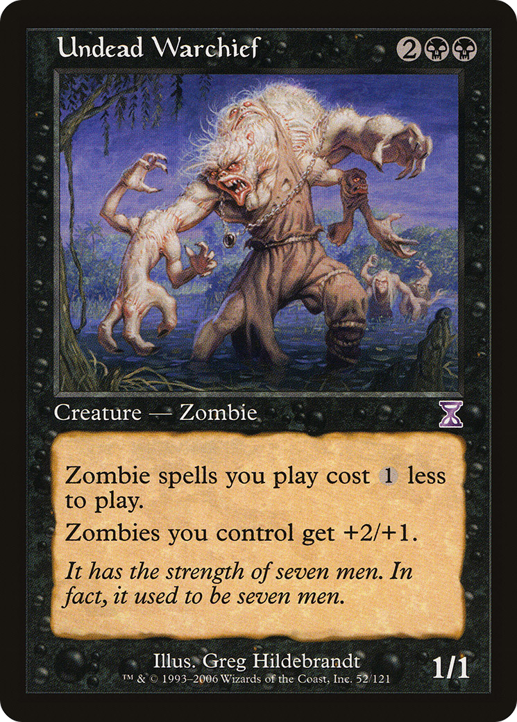 Undead Warchief (TSB-052) [Time Spiral Timeshifted] Foil