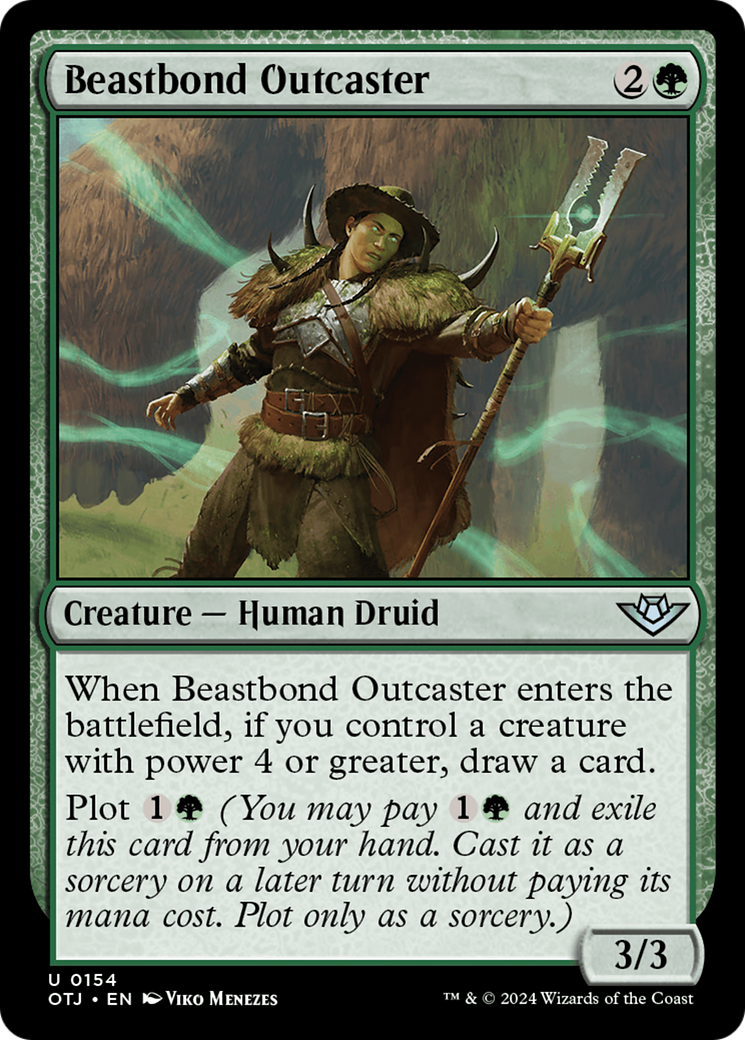 Beastbond Outcaster (OTJ-154) [Outlaws of Thunder Junction]