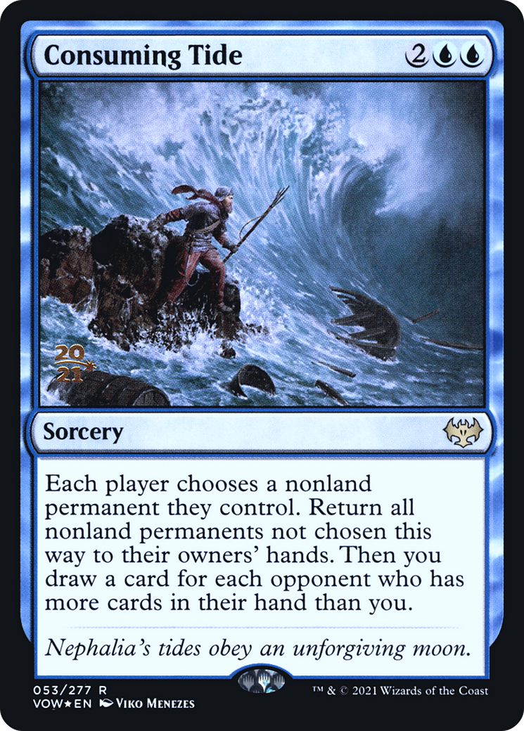 Consuming Tide (PRE-053) [Innistrad: Crimson Vow Promos] Foil