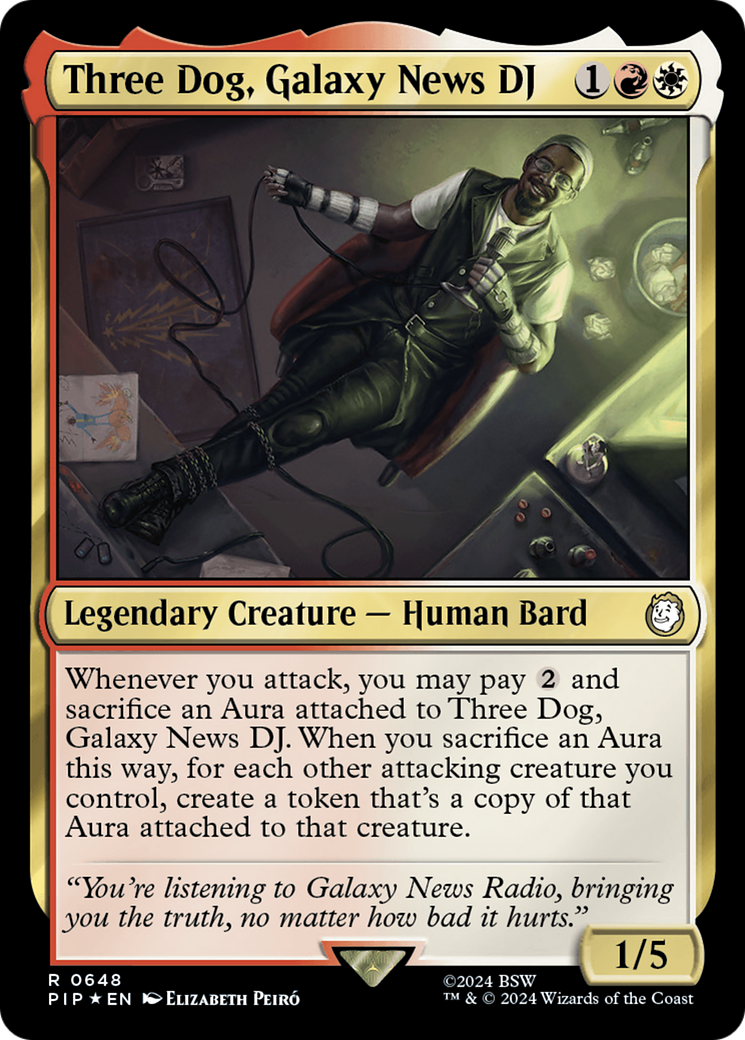Three Dog, Galaxy News DJ (PIP-648) [Fallout] Foil