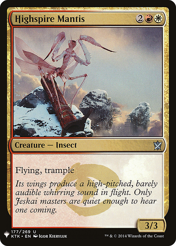 Highspire Mantis (LIST-KTK-177) [The List]