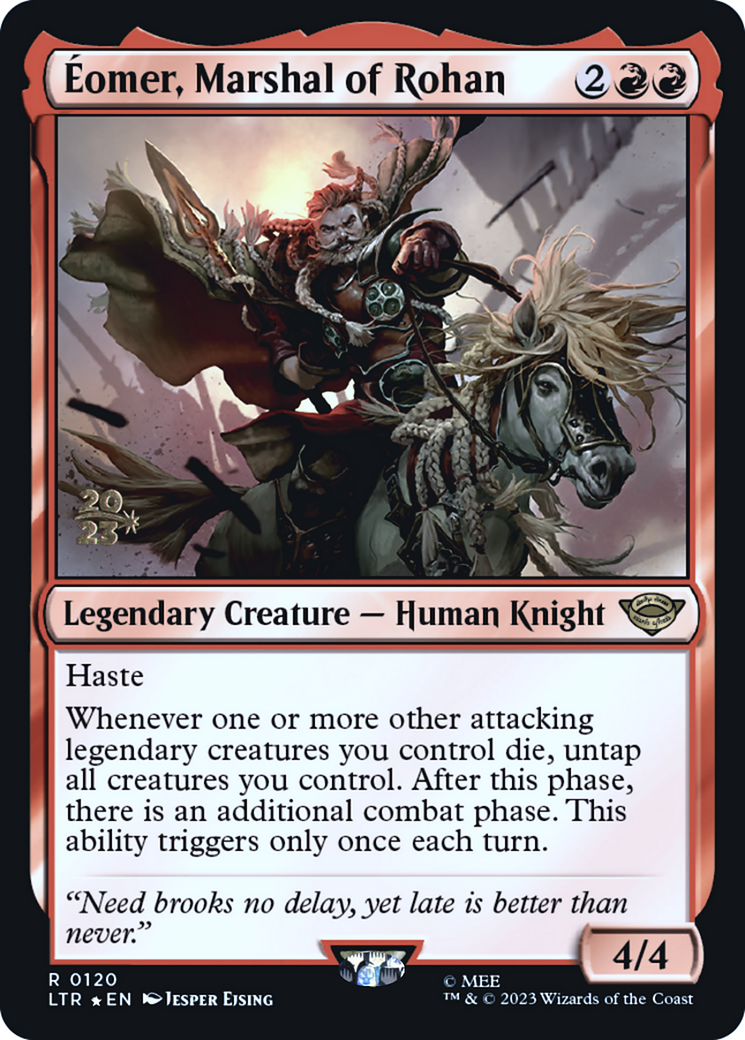 Eomer, Marshal of Rohan (PRE-120) [Tales of Middle-earth Promos] Foil