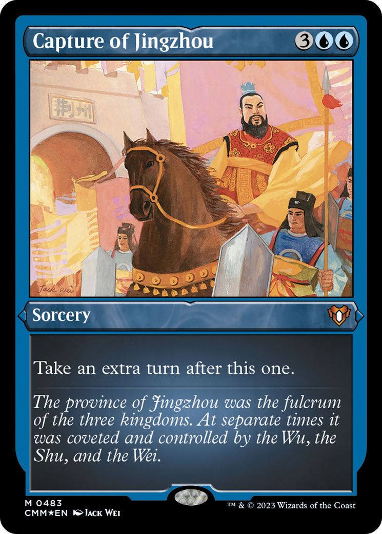 Capture of Jingzhou (CMM-483) [Commander Masters] Etched Foil