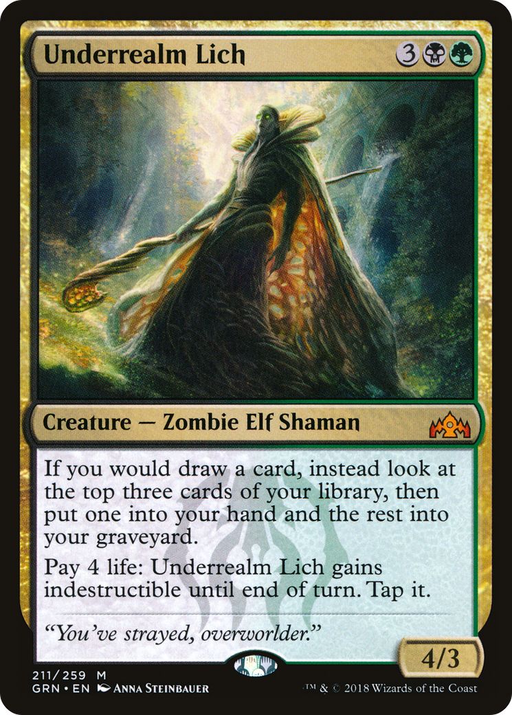 Underrealm Lich (GRN-211) [Guilds of Ravnica]