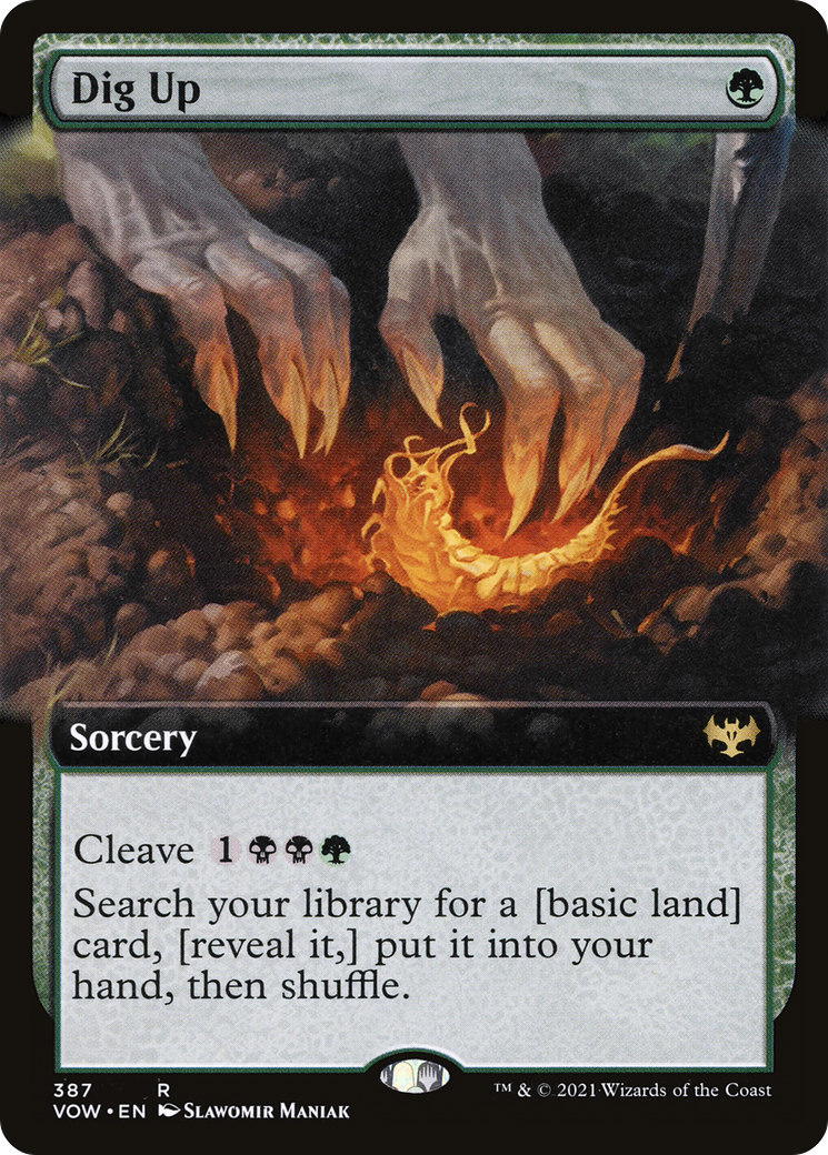 Dig Up (Extended Art) (VOW-387) [Innistrad: Crimson Vow]