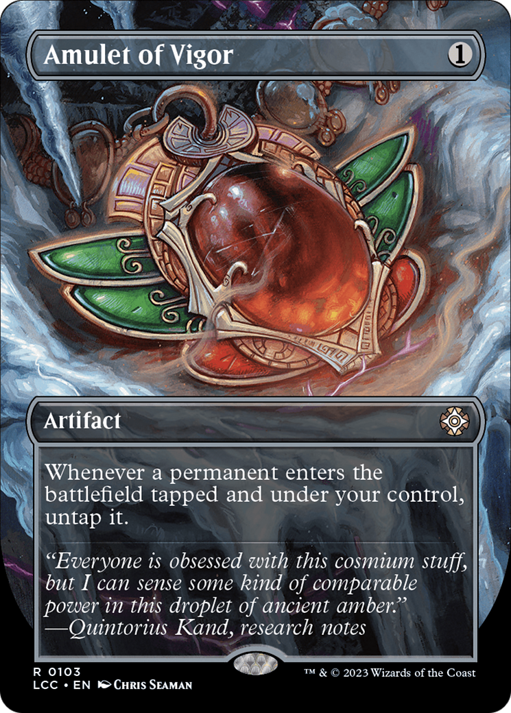 Amulet of Vigor (LCC-103) [The Lost Caverns of Ixalan Commander] (Borderless)