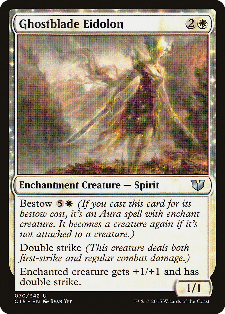Ghostblade Eidolon (C15-070) [Commander 2015]: (enchantment)
