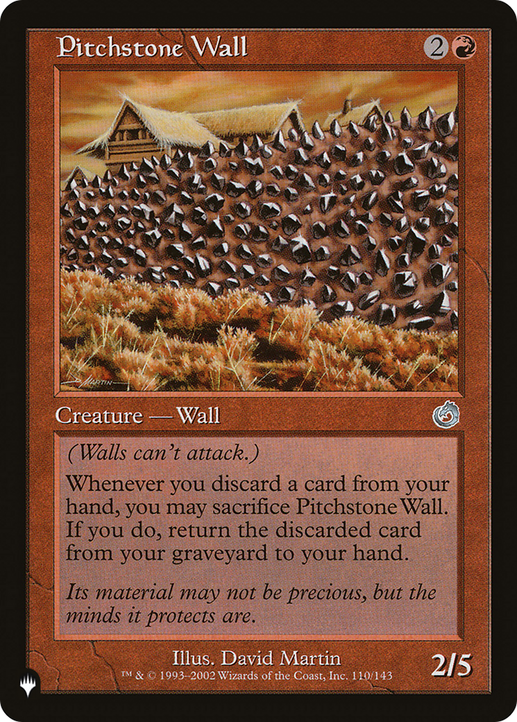 Pitchstone Wall (LIST-TOR-110) [The List]