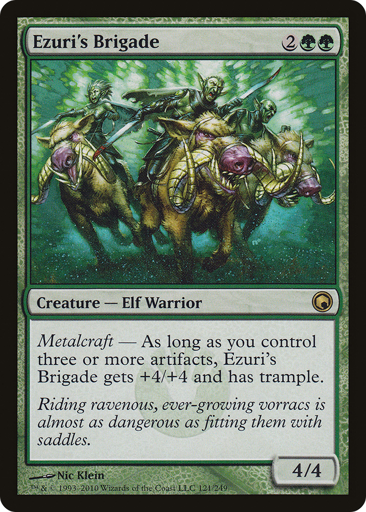 Ezuri's Brigade (SOM-121) [Scars of Mirrodin]