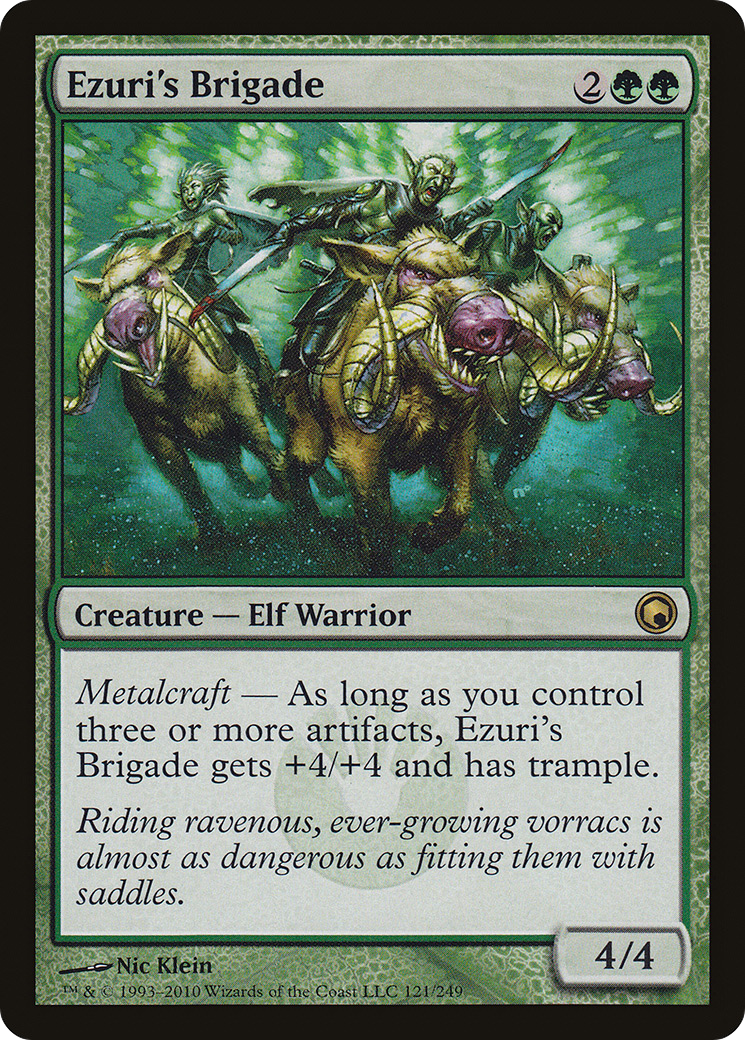 Ezuri's Brigade (SOM-121) [Scars of Mirrodin] Foil
