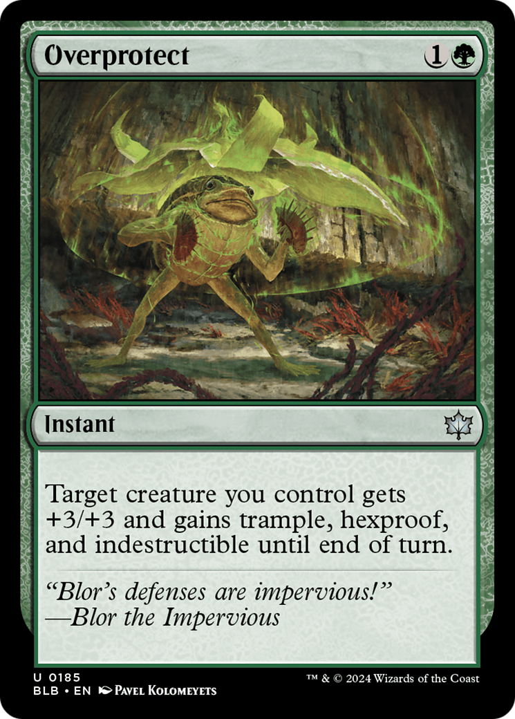 Overprotect (BLB-185) [Bloomburrow] Foil
