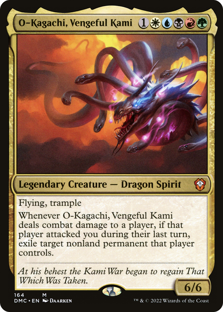 O-Kagachi, Vengeful Kami (DMC-164) [Dominaria United Commander]