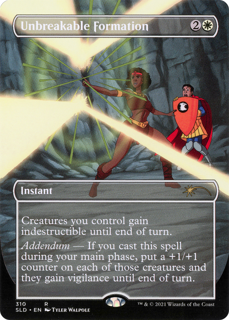 Unbreakable Formation (SLD-310) (Borderless) [Secret Lair Drop]