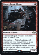 Raging Battle Mouse (PRE-143S) [Wilds of Eldraine Promos] Foil