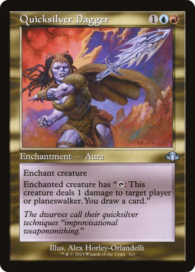 Quicksilver Dagger (DMR-363) [Dominaria Remastered] Foil