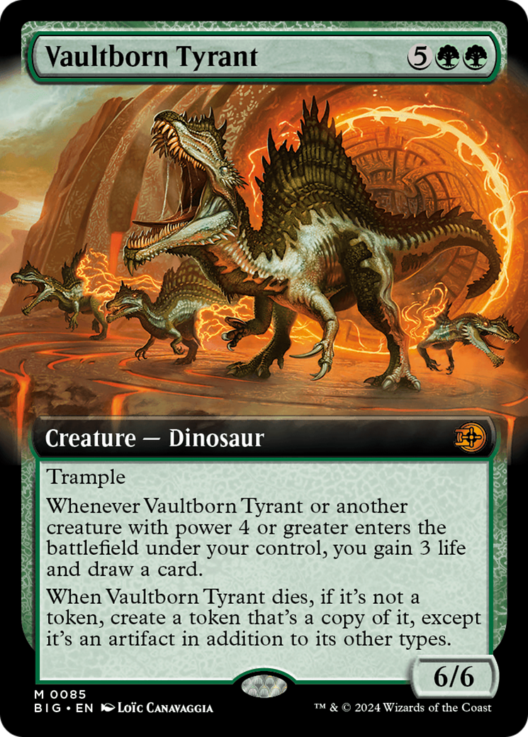 Vaultborn Tyrant (BIG-085) [The Big Score]: (Extended Art) Foil