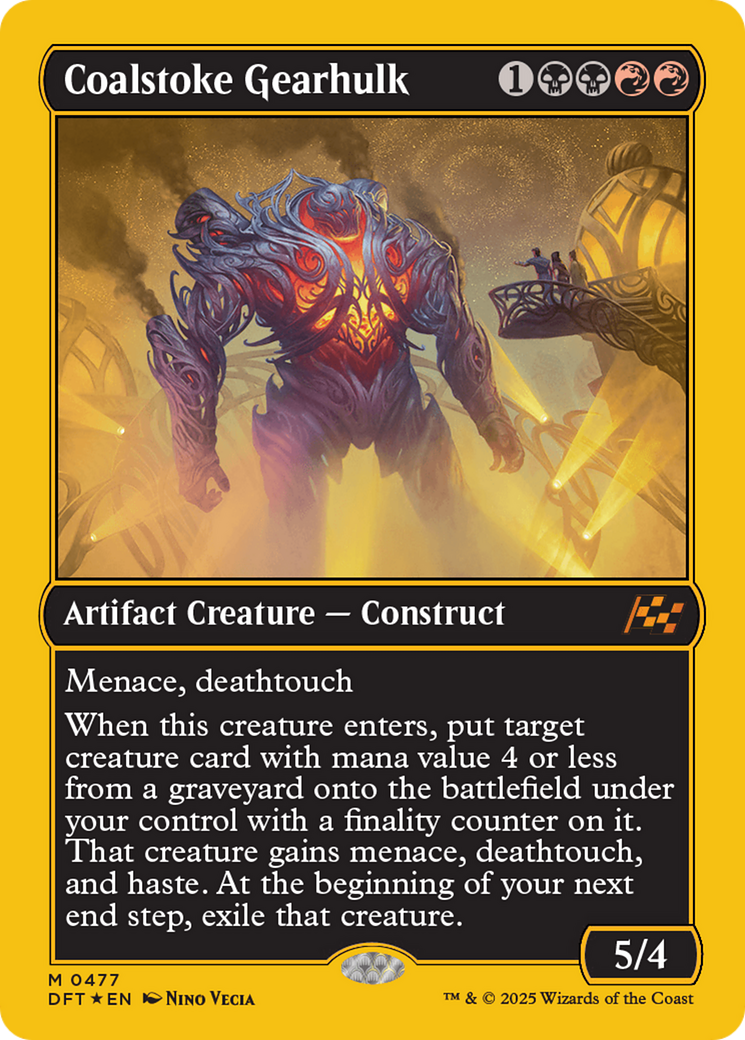 Coalstoke Gearhulk (DFT-477) [Aetherdrift] Foil