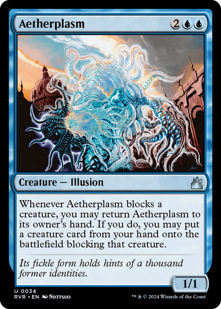 Aetherplasm (RVR-034) [Ravnica Remastered] Foil