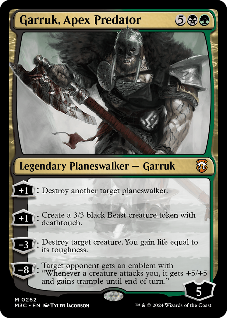 Garruk, Apex Predator (M3C-262) [Modern Horizons 3 Commander]
