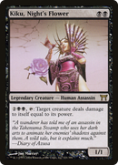 Kiku, Night's Flower (CHK-121) [Champions of Kamigawa]