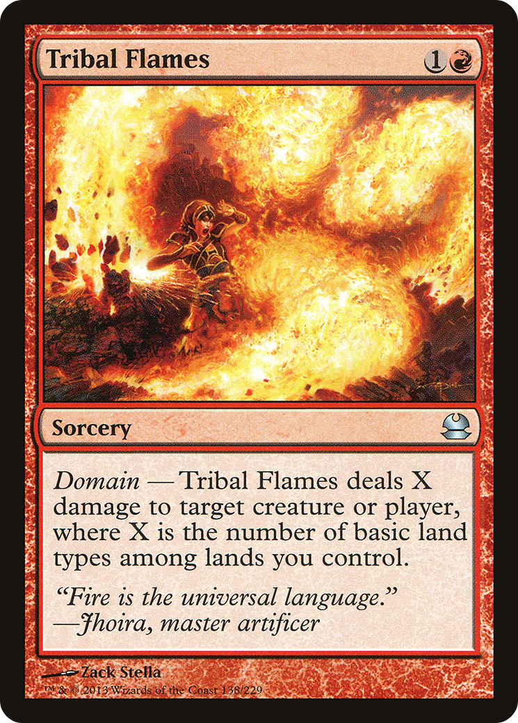 Tribal Flames (MMA-138) [Modern Masters] Foil