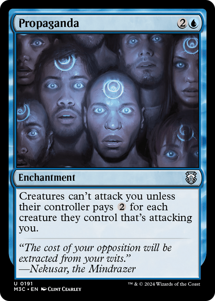 Propaganda (M3C-191) [Modern Horizons 3 Commander] Foil