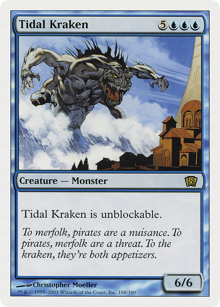 Tidal Kraken (8ED-108) [8th Edition]