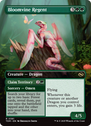 Bloomvine Regent // Claim Territory // Bloomvine Regent (TDM-381) [Tarkir: Dragonstorm] (Borderless) Foil