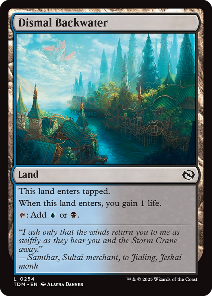 Dismal Backwater (TDM-254) [Tarkir: Dragonstorm]