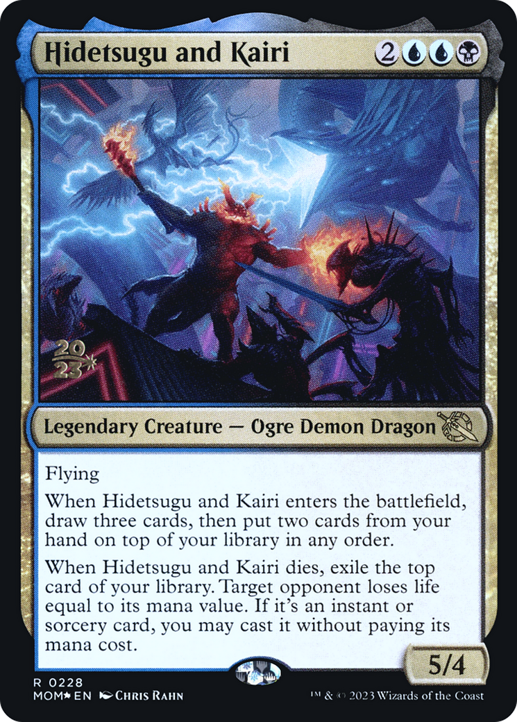 Hidetsugu and Kairi (PRE-228S) [March of the Machine Promos] Foil