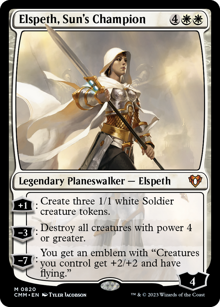 Elspeth, Sun's Champion (CMM-820) [Commander Masters]