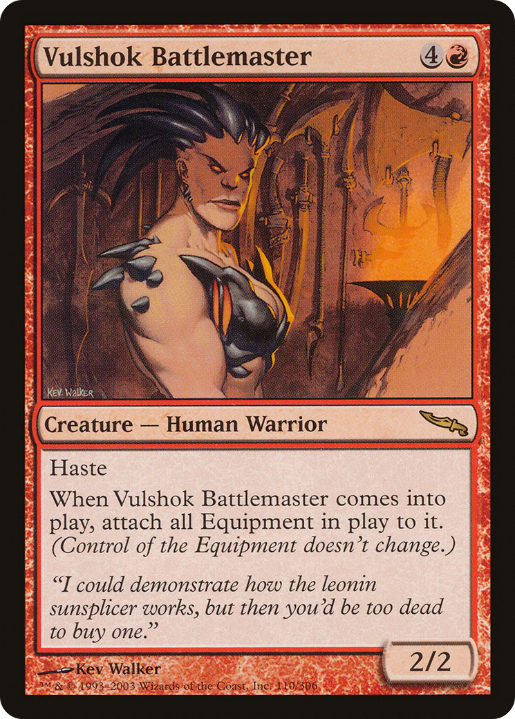 Vulshok Battlemaster (MRD-110) [Mirrodin]