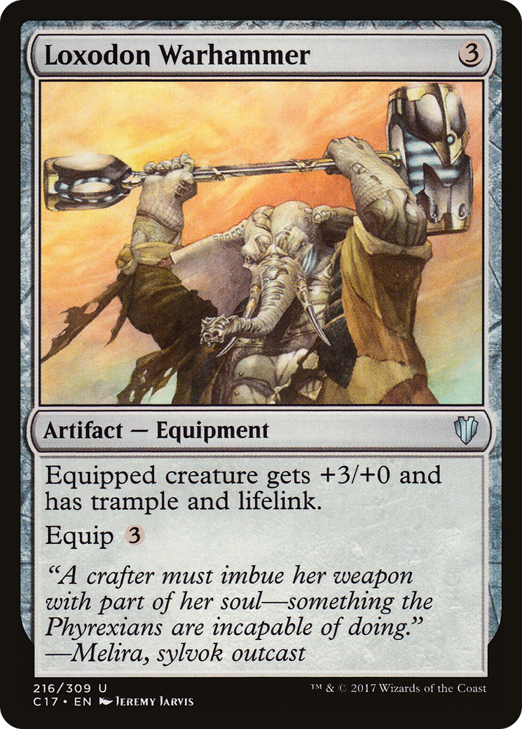 Loxodon Warhammer (C17-216) [Commander 2017]