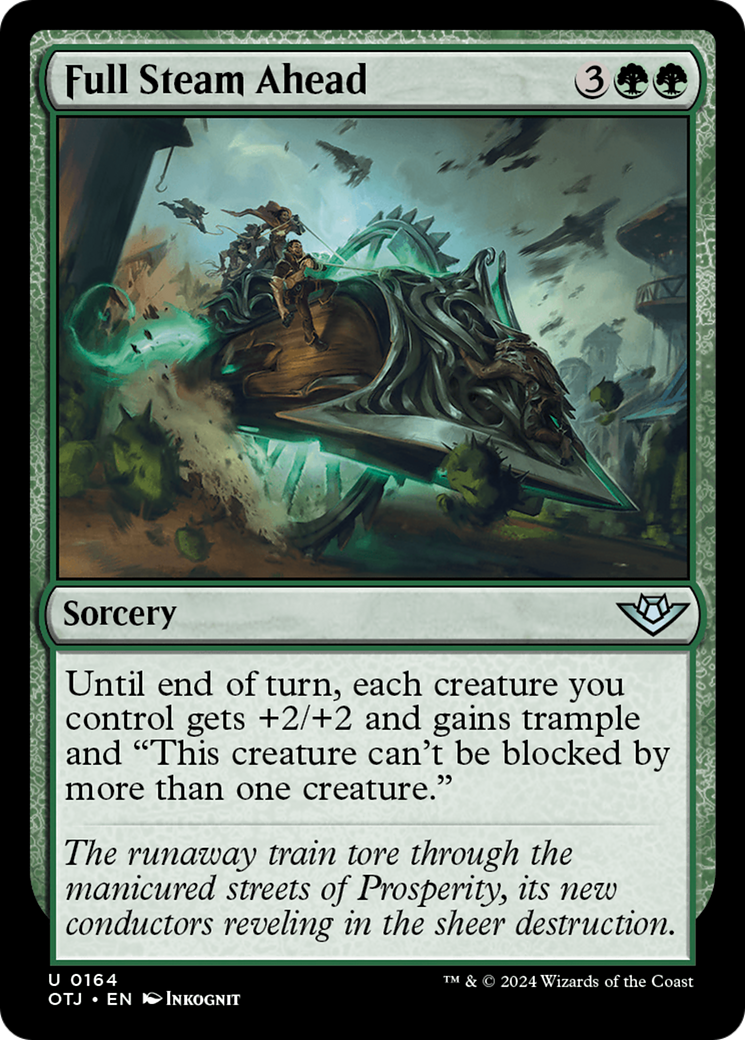 Full Steam Ahead (OTJ-164) [Outlaws of Thunder Junction] Foil