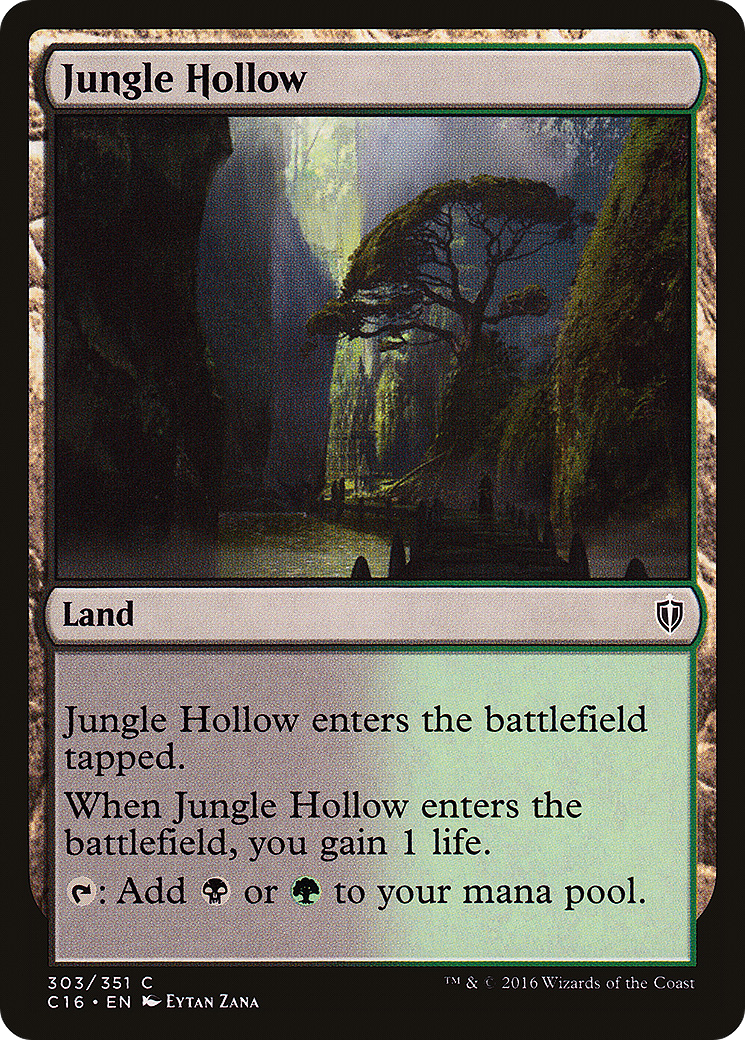 Jungle Hollow (C16-303) [Commander 2016]