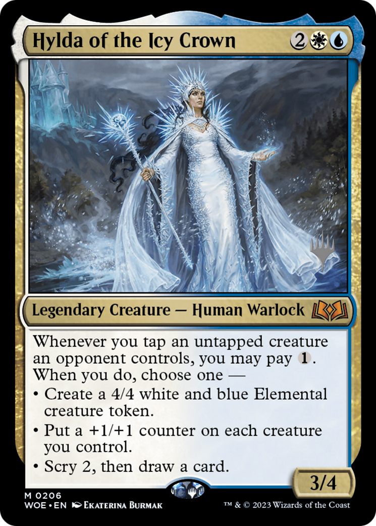 Hylda of the Icy Crown (PPWOE-206P) [Wilds of Eldraine Promos] Foil